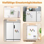 Personalisierter magnetischer Lesezeichen-Clip | aus PU-Leder | mit Geburtsblumen-Strauß und Namen | Geburtstag Geschenk für Bücherliebhaber