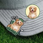 Henkilökohtainen Golf Set Pet Photo Golf Ball Marker Magneettinen Hat Clip nimi Syntymäpäivä Vuosipäivä Game Day lahja Golf Player Pet Lover