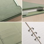 Personalized Graduates Badge Design PU Leather Refillable Binder Notebook Pen Set with Name Daily Use Gift for Medical Architecture Graduates