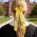 Lei de fin d'études tressé multicolore personnalisé Class of 2026 avec noeud et texte Fête de fin d'études Cadeau de fin d'études pour les diplômés