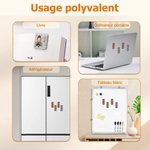 Marque-Page Magnétique en Cuir PU Personnalisé avec Fleur de Naissance Personnage de Dessin Animé et Nom Cadeau pour Amateur de Livres