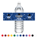 Gepersonaliseerde Congrats Class of 2026 Set van 20 Waterdichte Waterfles Etiketten Stickers met Naam School en Jaar Afstudeerfeest Cadeau voor Afgestudeerden