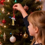 Gepersonaliseerd Kerstmuts Sportbal Initiaal 3D Gelaagd Houten Ornament met Naam Home Tree Decor Kerst Atleet Cadeau voor Bal Sportliefhebbers