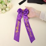 Lei de fin d'études tressé multicolore personnalisé Class of 2026 avec noeud et texte Fête de fin d'études Cadeau de fin d'études pour les diplômés