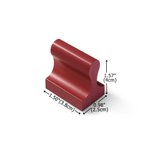 Personalized Classical Floral Frame Library Stamp with Engraved Name Birthday Anniversary Book Club Gift for Bookworms Book Lovers