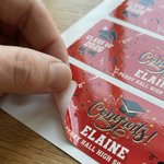 Gepersonaliseerde Congrats Class of 2026 Set van 20 Waterdichte Waterfles Etiketten Stickers met Naam School en Jaar Afstudeerfeest Cadeau voor Afgestudeerden