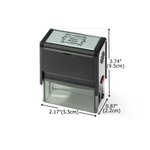 Personalized Classical Floral Frame Library Stamp with Engraved Name Birthday Anniversary Book Club Gift for Bookworms Book Lovers