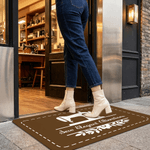 Personalized Retro Sewing Machine Non-Slip Doormat with Name Home Decor Daily Use Birthday Gift for Sewing Enthusiasts