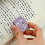 Segnalibro magnetico personalizzato in pelle PU con nome ed effetto perla, ideale per uso quotidiano - Regalo di compleanno per amanti dei libri
