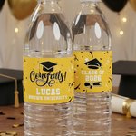 Gepersonaliseerde Congrats Class of 2026 Set van 20 Waterdichte Waterfles Etiketten Stickers met Naam School en Jaar Afstudeerfeest Cadeau voor Afgestudeerden