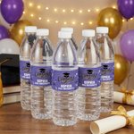 Gepersonaliseerde Congrats Class of 2026 Set van 20 Waterdichte Waterfles Etiketten Stickers met Naam School en Jaar Afstudeerfeest Cadeau voor Afgestudeerden