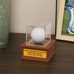 Personalisierte Golfball Display Stand mit Text Home Decor Game Day Geschenk für Golf-Enthusiasten