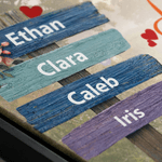 Personalized Family Lot of Love Signpost Canvas Prints with 2-10 Names Home Decor Ship from USA Home Decor Birthday Gift for Family