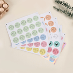 Personalisierte Pastoral Stil Zweige und Blätter Huhn Muster wasserdicht Aufkleber mit Namen Ei Gunst Etikett für Hühnerzüchter