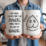 Personalized Bonus Dad Humorous Pattern Design 11 oz 15 oz Ceramic Mug with Name and Text Father's Day Birthday Gift for Step Dad Man