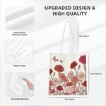 Borsa Tote personalizzata con nome Accessori da viaggio Festa della mamma Regalo di compleanno per le donne Ragazze