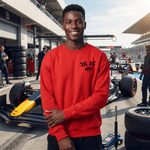 Personalisierte Vintage Checkered Flag Racing T-Shirt Sweatshirt mit Namen und Nummer Geburtstag täglich tragen Geschenk für Racing Fans