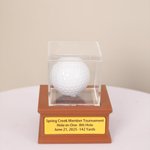 Personalisierte Golfball Display Stand mit Text Home Decor Game Day Geschenk für Golf-Enthusiasten