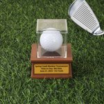 Personalisierte Golfball Display Stand mit Text Home Decor Game Day Geschenk für Golf-Enthusiasten