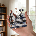 Personalisierte Gott sagt, ich bin Acryl Ornament mit Namen Kirche Gebet Geburtstagsgeschenk für Mädchen Lesen Liebhaber