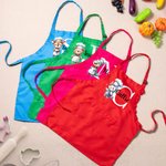 Grembiule e cappello da chef personalizzati con nome e 36 animali carini, taglia regolabile - Regalo di compleanno per bambini