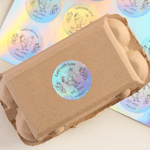 Personalisierte Pastoral Stil Zweige und Blätter Huhn Muster wasserdicht Aufkleber mit Namen Ei Gunst Etikett für Hühnerzüchter