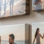 Personalized Warm Family Set 7  Photo Giclee Canvas Prints Wall Displays Ship from USA Anniversary Birthday Housewarming Gift for Friends Family