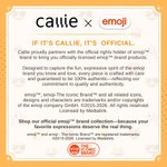 Personalized Playful Emoji Scene Set of 2 Waterproof Stickers with Name Back to School Birthday Gift for Kids | Callie × emoji ™