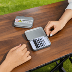 Personalisierte 3d Druck Vintage Weißblech Box Tasche Brettspiel Set mit Text Reise Geburtstag Geschenk für Freunde Spielliebhaber