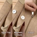 Personalized Palm Gradient Name Jute Tote Bag Quick Dry Soft Oversized Beach Towel Set with Text Summer Vacation Beach Party Birthday Gift for Women