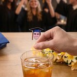 Personalizzato Cappello di laurea faccia foto Acrilico Cocktail Stick agitatore con anno Festa di laurea regalo per gli amici laureati
