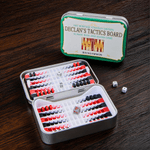 Personalisierte 3d Druck Vintage Weißblech Box Tasche Brettspiel Set mit Text Reise Geburtstag Geschenk für Freunde Spielliebhaber