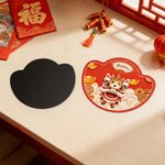 Aimant magnétique pour réfrigérateur avec nom, personnalisé et de style chinois, avec cheval, pour la décoration de la maison, pour le festival de printemps et la nouvelle année, pour les enfants, les