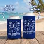 Personalized Western Cowboy Style Beer Can Cooler Sleeve with Name Birthday Bridesmaid Party Gift for Friends Beer Lovers Girl