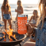 Personalized Western Cowboy Style Beer Can Cooler Sleeve with Name Birthday Bridesmaid Party Gift for Friends Beer Lovers Girl