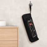 Sac de rangement portable pour canne chauffante avec nom et coussin isolant Accessoire de voyage Cadeau d'anniversaire pour les femmes