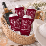 Personalized Western Cowboy Style Beer Can Cooler Sleeve with Name Birthday Bridesmaid Party Gift for Friends Beer Lovers Girl