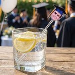 Personalizzato Cappello di laurea faccia foto Acrilico Cocktail Stick agitatore con anno Festa di laurea regalo per gli amici laureati