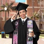 Personalized Colorful Photo Collage In Loving Memory Graduation Stole with Name Class of 2026 Graduation Gift for Graduates