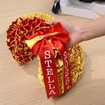 Personalized Multicolor Bow-knot Graduation Lei with Text Graduation Accessories Senior Recognition Party Gift for Graduates