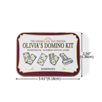 Personalisierte 3d Druck Vintage Weißblech Box Tasche Brettspiel Set mit Text Reise Geburtstag Geschenk für Freunde Spielliebhaber