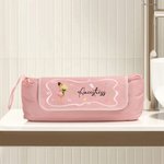 Sac de rangement portable pour canne chauffante avec nom et coussin isolant Accessoire de voyage Cadeau d'anniversaire pour les femmes