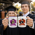 Personalised Multi-Colour Graduation Photo 11 oz 15 oz Ceramic Mug with Name Year and School Name Graduation Season Gift for Graduates