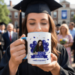 Personalised Multi-Colour Graduation Photo 11 oz 15 oz Ceramic Mug with Name Year and School Name Graduation Season Gift for Graduates