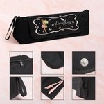 Sac de rangement portable pour canne chauffante avec nom et coussin isolant Accessoire de voyage Cadeau d'anniversaire pour les femmes