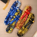 Personalized Multicolor Bow-knot Graduation Lei with Text Graduation Accessories Senior Recognition Party Gift for Graduates