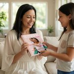 Personalised Best Mom Photo Journal Notebook with Name Year and Text Daily Journaling Mother's Day Birthday Gift for Women