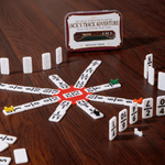 Personalisierte 3d Druck Vintage Weißblech Box Tasche Brettspiel Set mit Text Reise Geburtstag Geschenk für Freunde Spielliebhaber