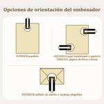 Embosador personalizado de metal con flor de nacimiento monograma nombre e iniciales regalo de cumpleaños y club de lectura para amantes de los libros