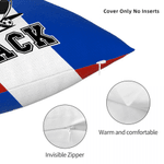 Gepersonaliseerd Voetbal speler Silhouet Zacht Kussen Cover met Naam en Nummer Dagelijks Gebruik Voetbal Club Verjaardag Gift voor Familie Vriend